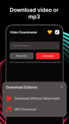 Download video hd no watermark android App screenshot 2